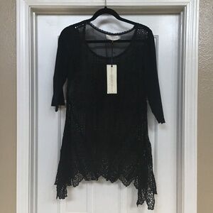 4 Love and Liberty by Johnny Was tunic eyelet Marthita top NWT